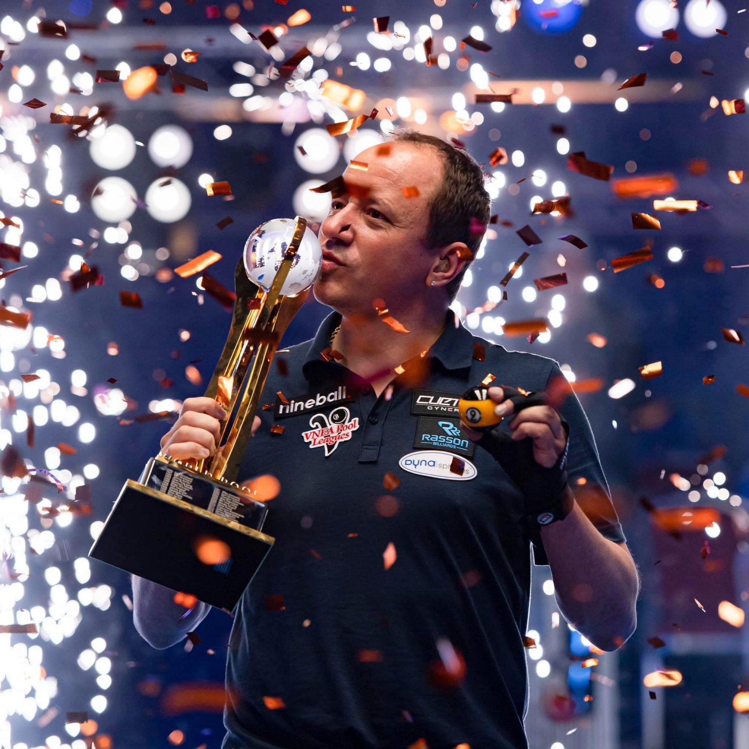Shane Van Boening is 9 Ball Champion of the world Dynaspheres™
